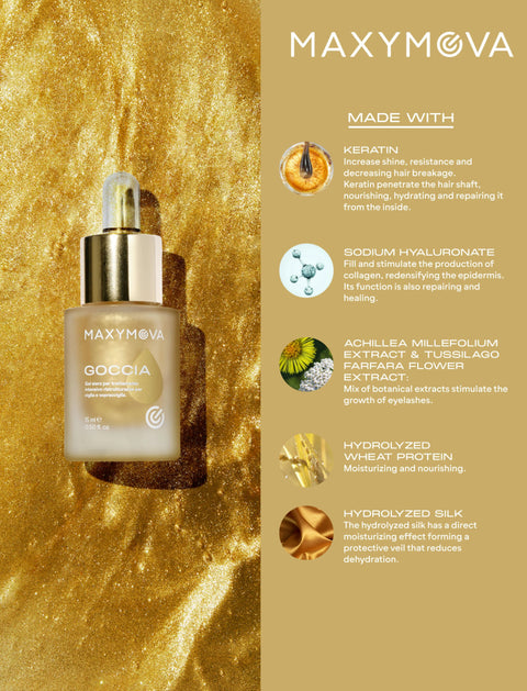 Maxymova - Goccia D'oro Keratin (5 plicuri x 3ml)