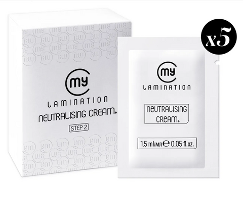 My Lamination - Set 5 x 1.5 ml NEUTRALISING CREAM + (STEP 2)