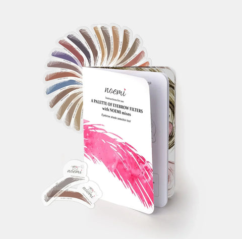 Noemi - Ghid de mixare a culorilor (paletar cu 29 de mostre de culori) - Inclusiv Yellow