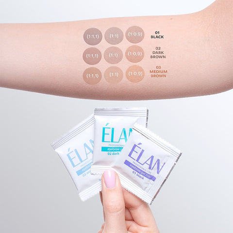 Elan - Gel-Vopsea pentru sprâncene cu oxidant ( mini )