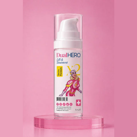 PINK FLASH – Dual Hero: Lifting + Tratament: Solutie laminare sprancene si gene 5ml