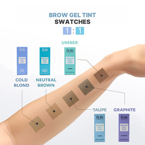 Elan - Gel-Vopsea pentru sprâncene Umber