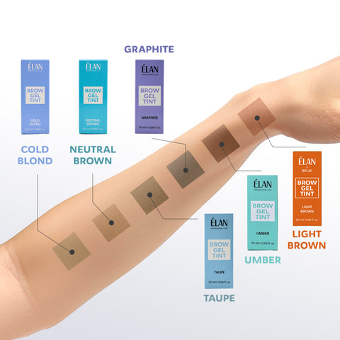 SET CADOU - Gel-Vopsea pentru sprâncene "ÉLAN"