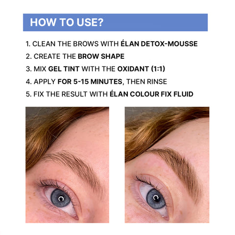 SET CADOU - Gel-Vopsea pentru sprâncene "ÉLAN"