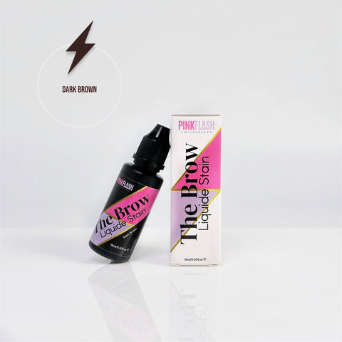 PINK FLASH – The Brow – Vopsea Profesională pentru Sprâncene (15 ml)