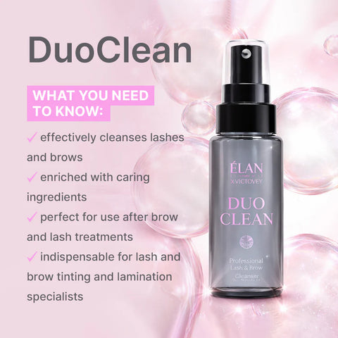 Elan - DuoClean: Demachiant profesional pentru gene și sprâncene