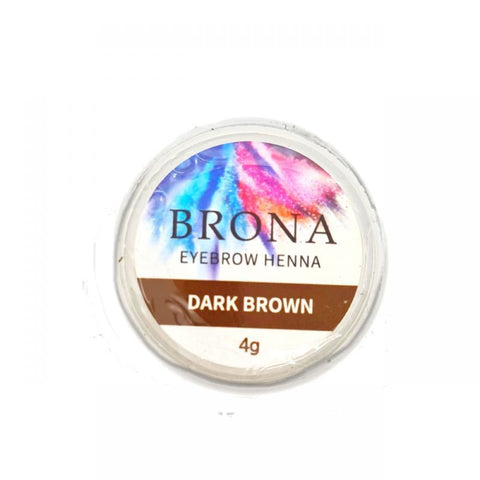 BRONA - Henna sprancene DARK BROWN 4g