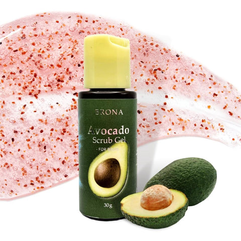 BRONA - Gel exfoliant pentru sprancene cu avocado 30g