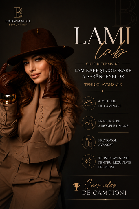 Lami Lab - Curs INTENSIV de Laminare și Colorare a Sprâncenelor ( Bucuresti )
