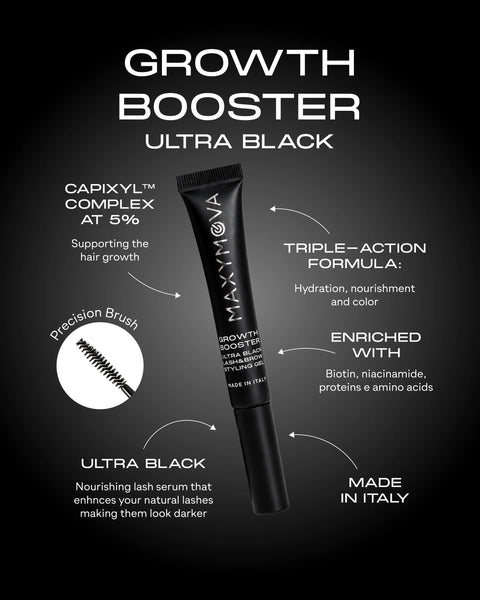 Maxymova - Growth Booster: Lash & Brow Styling Gel: Ultra Black 8 ml