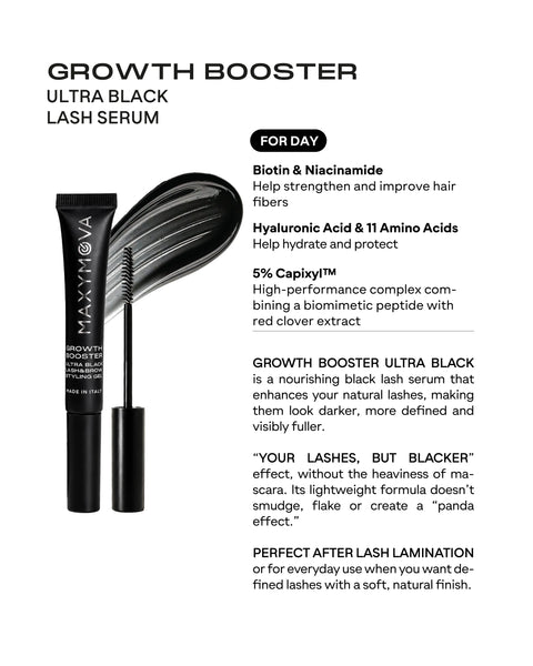 Maxymova - Growth Booster: Lash & Brow Styling Gel: Ultra Black 8 ml