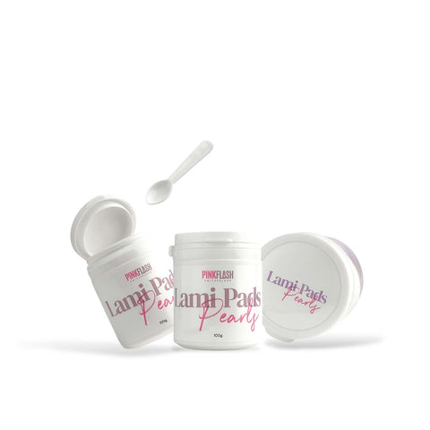 PINK FLASH – Lami pads Pearls : Solutie curatare bigudiuri silicon (100g)
