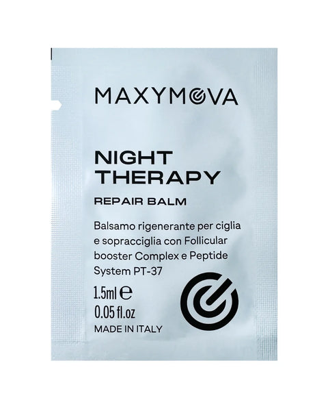 Maxymova – Night Therapy Repair Balm: Tratament pentru Sprâncene și Gene 1,5 ml