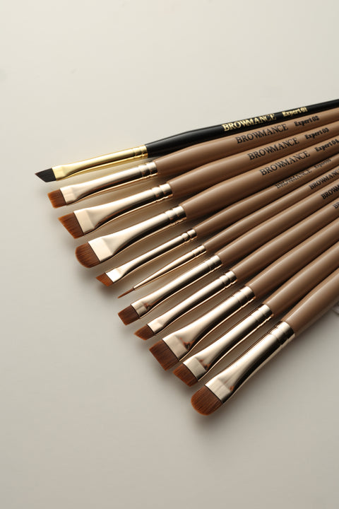 Set 11 Pensule Profesionale Browmance - Premium Collection