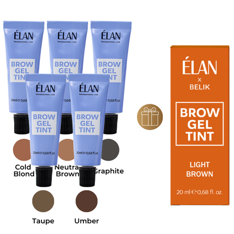 SET CADOU - Gel-Vopsea pentru sprâncene "ÉLAN"