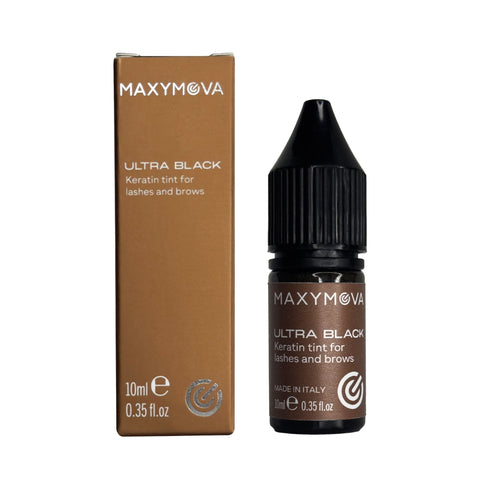 Maxymova - Ultra Black Liquid Lash&Brow Tint : Formulă revoluționară cu keratină