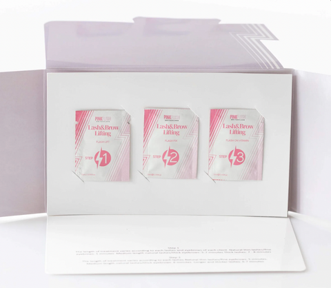 PINK FLASH – Discover Mini Kit – Set pentru Laminarea Genelor și Sprâncenelor