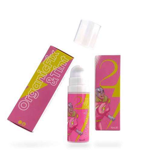 PINK FLASH – Organic Fix Step 2 – Soluție Profesională de Neutralizare și Fixare pentru Laminarea Genelor și Sprâncenelor ( 15 ml)