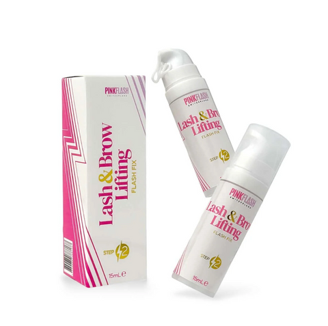 PINK FLASH – Flash Fix Step 2 - Solutie laminare gene si sprancene (15 ml)