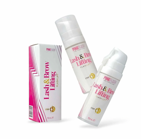 PINK FLASH – Flash Lift Step 1 - Solutie laminare gene si sprancene (15 ml)