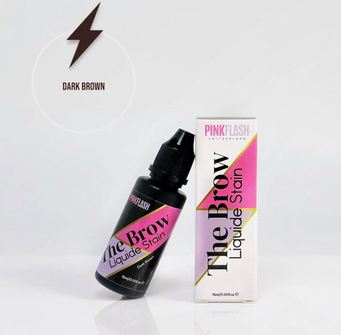PINK FLASH – The Brow – Vopsea Profesională pentru Sprâncene (15 ml)
