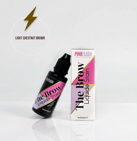 PINK FLASH – The Brow – Vopsea Profesională pentru Sprâncene (15 ml)